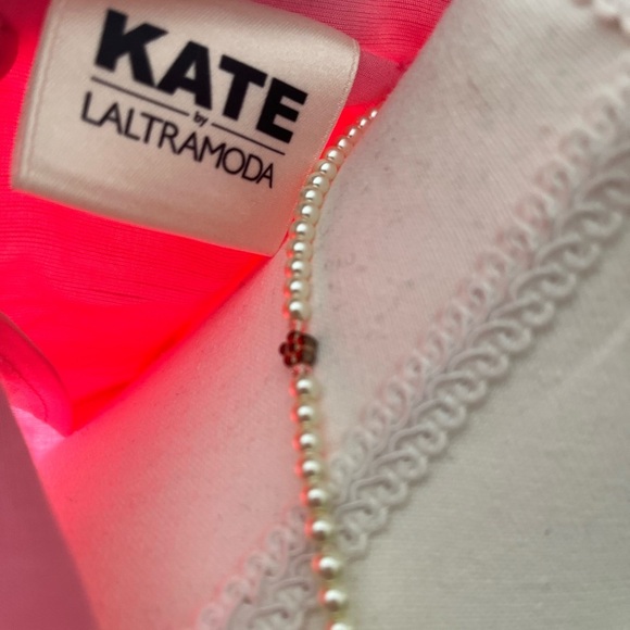 [M/L]Kate By Laltramoda Women's Pink Linen Blend Light Blazer - Picture 7 of 16